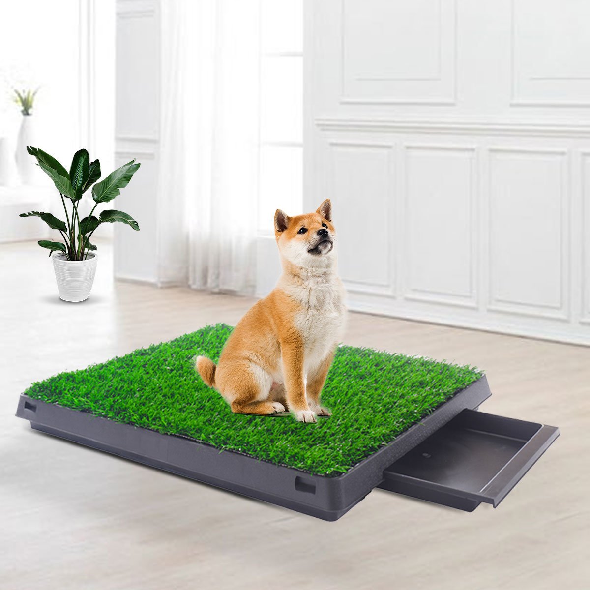 Pet toilet dog potty artificial turf environmental protection with drawer Pet toilet dog potty artificial turf environmental protection with drawer