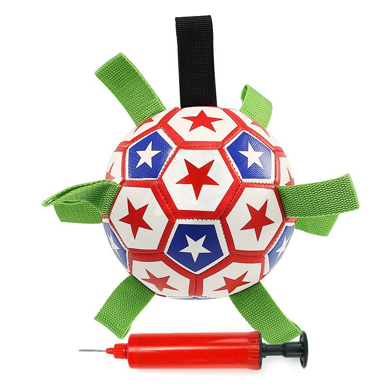 Dog Soccer Ball Toys with Straps, Interactive Dog Toy for Tug of War, Puppy Birthday Gifts, Dog Tug Toy, Dog Water Toy Dog Soccer Ball Toys with Straps, Interactive Dog Toy for Tug of War, Puppy Birthday Gifts, Dog Tug Toy, Dog Water Toy